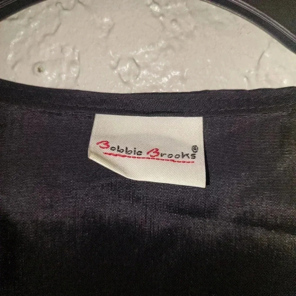 Vintage Bobbie Brooks Womens Christmas Vest XXL Green Tapestry Button - Picture 6 of 8